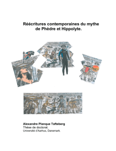 Réécritures contemporaines du mythe de Phèdre et Hippolyte