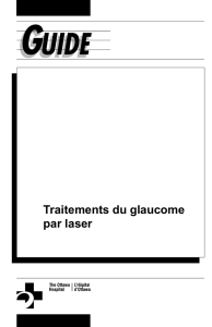Traitements du glaucome par laser