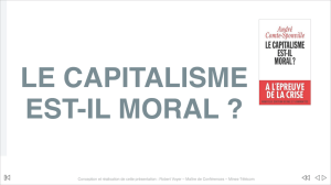 le capitalisme est-il moral - André Comte