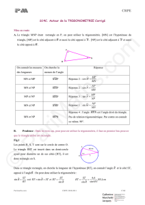 Autour de la TRIGONOMETRIE C