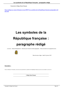 Les symboles de la République française : paragraphe