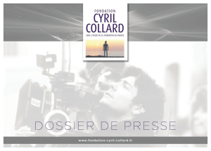 Dossier de presse site - Fondation Cyril Collard