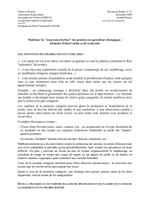 Biodoc 18. Maîtriser les mauvaises herbes des