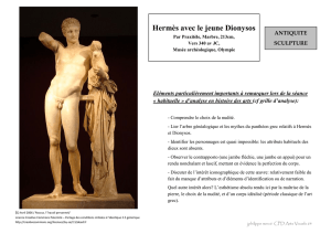 Hermès avec le jeune Dionysos