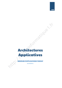 Architectures Applicatives