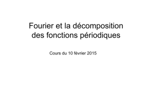 Fourier et la décomposition des fonctions périodiques