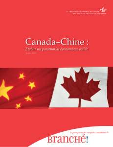 Canada–Chine - Canadian Chamber of Commerce