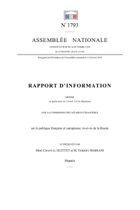 Rapport d`information