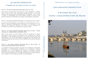Les espaces productifs 4 études de cas dans l`agglomération de Blois