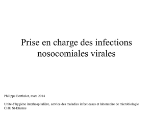 Les infections virales nosocomiales