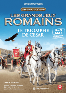 Dossier de Presse Grands Jeux Romains 2013