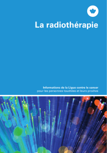 La radiothérapie