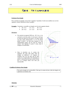 Les triangles