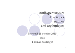 A. Antihypertenseurs - Centre Hospitalier de Carcassonne