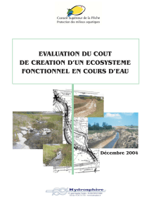 Création d`un écosystème - Association rivière Languedoc