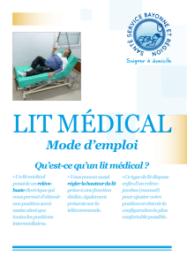 lit médical - Santé Service Bayonne et Région