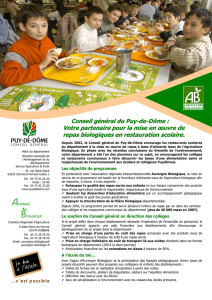Conseil général du Puy-de-Dôme : Votre partenaire pour la mise en