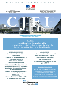 Contrats et marchés publics