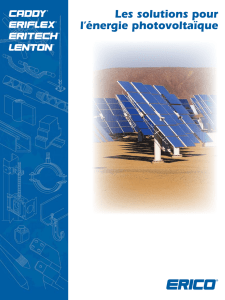 Les solutions pour l`énergie photovoltaïque
