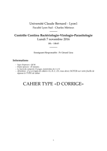 cahier type «d corrige