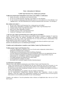 Notice : information de l`utilisateur VAMIN 14gN Electrolyte