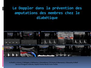 Artériopathies des membres inferieurs chez le diabétique : urgence