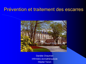 Prévention et traitement des escarres