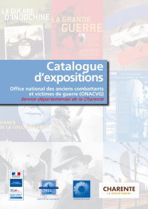 Catalogue des expositions ONACVG de la CharenteBIS
