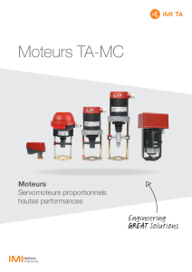Moteurs TA-MC - IMI Hydronic Engineering