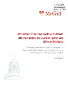 Université McGill - Assemblée nationale du Québec
