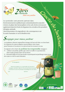 Charte du jardinier amateur