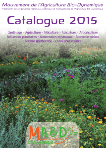 Catalogue 2015 - Bio