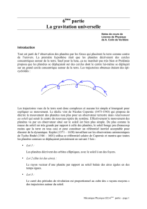 6 partie La gravitation universelle - Espace d`authentification univ