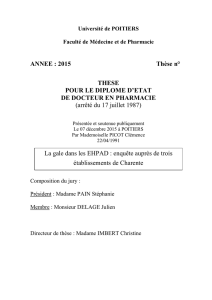 La gale dans le - Université de Poitiers