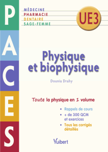 Physique et biophysique PACES UE 3