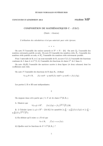 composition de mathématiques c – (ulc) - banques