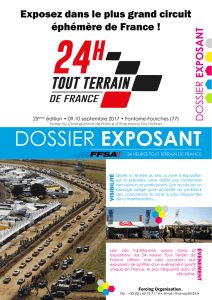 DOSSIER EXPOSANT