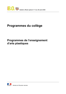 Programmes du collège - Education.gouv