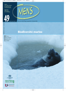 Biodiversité marine
