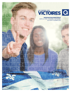 Proposition principale - Congrès du Parti Québécois