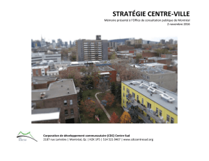 (CDC) Centre-Sud - Office de consultation publique de Montréal