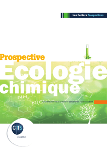 Prospective Ecologie Chimique - 2012