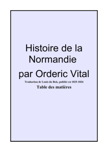 Histoire de la Normandie par Orderic Vital