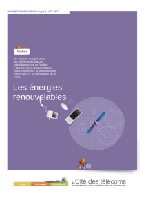 Les énergies renouvelables