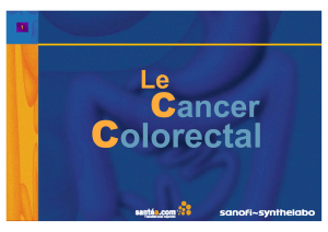 Cancer colo-rectal - Longue Vie et Autonomie