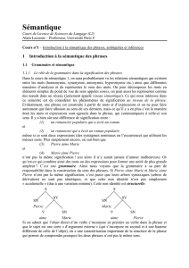 Sémantique - Alain Lecomte