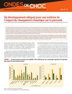 Maîtriser les impacts du changement climatique sur la pauvreté