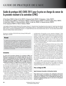 Guide de pratique AUC-CUOG 2015 pour la prise en charge du