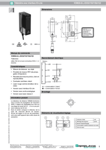 1 Télémètre avec interface IO-Link VDM28-8-L