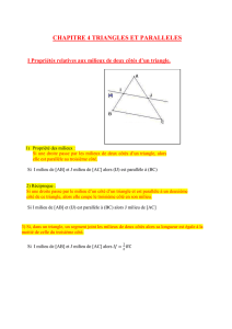 Ch 4 Triangles et parallèles